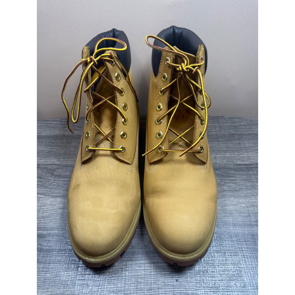 Timberland 6 Inch Premium Waterproof Boots Wheat Nubuck Mens 10061